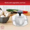 image:imageBorner Safety Food Holder  Finger AntiCut Protectors for Vegetable or Fruit Grater Food Slicer Cutter Cheese Grater Kitchen Fruit amp Vegetable Holder for Slicing  One Size White