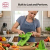image:imageBorner V Power Vegetable Mandoline Slicer Handheld Food Slicer 10In1 KitGreen