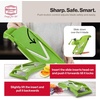 image:imageBorner V Power Vegetable Mandoline Slicer Handheld Food Slicer 10In1 KitGreen