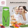 image:imageBorner V Power Vegetable Mandoline Slicer Handheld Food Slicer 10In1 KitGreen