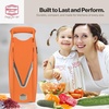 image:imageBorner V Power Vegetable Mandoline Slicer Handheld Food Slicer 10In1 KitOrange