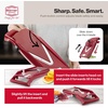 image:imageBorner V Power Vegetable Mandoline Slicer Handheld Food Slicer 10In1 KitRed
