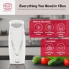 image:imageBorner V Power Vegetable Mandoline Slicer Handheld Food Slicer 10In1 KitWhite