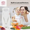 image:imageBorner V Power Vegetable Mandoline Slicer Handheld Food Slicer 10In1 KitWhite