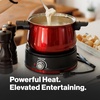 image:imageSwissmar Arolla 10 Pieces Stainless Steel Electric Fondue Set  Perfect Fondue Pot Electric Set for Cheese Chocolate Oil Broth amp More  Gift Ideas for Wedding House Warming Red 21 Qt  2LRed