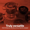 image:imageSwissmar Arosa 11Piece Stainless Steel 3in1 Fondue Set  Ideal for Melting Cheese Chocolate Butter amp More  Perfect for Kitchen Collection amp Wedding Gift Giving  16 Quarts  15 LiterArosa 11Piece Stainless