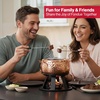 image:imageSwissmar Arosa 11Piece Stainless Steel 3in1 Fondue Set  Ideal for Melting Cheese Chocolate Butter amp More  Perfect for Kitchen Collection amp Wedding Gift Giving  16 Quarts  15 LiterBiel 11Piece Copper