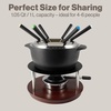 image:imageSwissmar Arosa 11Piece Stainless Steel 3in1 Fondue Set  Ideal for Melting Cheese Chocolate Butter amp More  Perfect for Kitchen Collection amp Wedding Gift Giving  16 Quarts  15 LiterSummit 10Piece Black Cast Iron