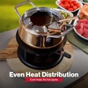 image:imageSwissmar Arosa 11Piece Stainless Steel 3in1 Fondue Set  Ideal for Melting Cheese Chocolate Butter amp More  Perfect for Kitchen Collection amp Wedding Gift Giving  16 Quarts  15 LiterPeak 10Piece Copper Plated
