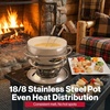 image:imageSwissmar Arosa 11Piece Stainless Steel 3in1 Fondue Set  Ideal for Melting Cheese Chocolate Butter amp More  Perfect for Kitchen Collection amp Wedding Gift Giving  16 Quarts  15 LiterZuri 11Piece Stainless Steel
