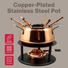 image:imageSwissmar Arosa 11Piece Stainless Steel 3in1 Fondue Set  Ideal for Melting Cheese Chocolate Butter amp More  Perfect for Kitchen Collection amp Wedding Gift Giving  16 Quarts  15 LiterPeak 10Piece Copper Plated
