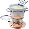 image:imageSwissmar Arosa 11Piece Stainless Steel 3in1 Fondue Set  Ideal for Melting Cheese Chocolate Butter amp More  Perfect for Kitchen Collection amp Wedding Gift Giving  16 Quarts  15 LiterLausanne 11Piece Copper Plated