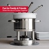 image:imageSwissmar Arosa 11Piece Stainless Steel 3in1 Fondue Set  Ideal for Melting Cheese Chocolate Butter amp More  Perfect for Kitchen Collection amp Wedding Gift Giving  16 Quarts  15 LiterArosa 11Piece Stainless