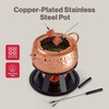 image:imageSwissmar Arosa 11Piece Stainless Steel 3in1 Fondue Set  Ideal for Melting Cheese Chocolate Butter amp More  Perfect for Kitchen Collection amp Wedding Gift Giving  16 Quarts  15 LiterBiel 11Piece Copper