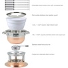 image:imageSwissmar Arosa 11Piece Stainless Steel 3in1 Fondue Set  Ideal for Melting Cheese Chocolate Butter amp More  Perfect for Kitchen Collection amp Wedding Gift Giving  16 Quarts  15 LiterLausanne 11Piece Copper Plated