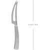 image:imageSwissmar Barcelona Cheese Cleaver  77 Stainless Steel Knife with SandBlasted Handle  Ideal for Hard Cheeses Like Cheddar Swiss amp Colby Precision Blade for Cubing amp Slicing Stylish amp FunctionalSoft