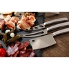 image:imageSwissmar Barcelona Universal Cheese Knife  78 Stainless Steel Blade with SandBlasted Handle  Versatile Knife for All Cheese Types  Curved Blade with Fork Tip  Perfect for Charcuterie BoardsMoist