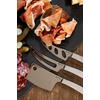 image:imageSwissmar Barcelona Universal Cheese Knife  78 Stainless Steel Blade with SandBlasted Handle  Versatile Knife for All Cheese Types  Curved Blade with Fork Tip  Perfect for Charcuterie BoardsCleaver
