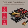 image:imageSwissmar Classic Indoor Electric Raclette Grill Red Cast Iron 8PersonBlack