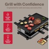 image:imageSwissmar Classic Indoor Electric Raclette Grill Red Cast Iron 8PersonBlack