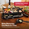 image:imageSwissmar Classic Indoor Electric Raclette Grill Red Cast Iron 8PersonBlack