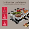 image:imageSwissmar Classic Indoor Electric Raclette Grill Red Cast Iron 8PersonBrushed Stainless Steel
