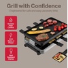 image:imageSwissmar Classic Indoor Electric Raclette Grill Red Cast Iron 8PersonBrushed Stainless Steel
