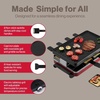image:imageSwissmar Classic Indoor Electric Raclette Grill Red Cast Iron 8PersonRed