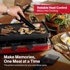 image:imageSwissmar Classic Indoor Electric Raclette Grill Red Cast Iron 8PersonRed