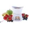 image:imageSwissmar Glow Chocolate Fondue Set 7Piece White Ceramic Bowl amp TealightGlow