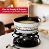 image:imageSwissmar Heidi Ceramic Cheese Fondue Set 9Piece 28 Quart White ColorHeidi Fondue Set