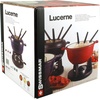 image:imageSwissmar Lucerne Cast Iron Fondue Set 10Piece 2 Liter Red KitchenIndigo Blue