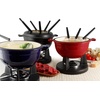 image:imageSwissmar Lucerne Cast Iron Fondue Set 10Piece 2 Liter Red KitchenIndigo Blue