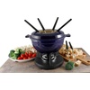 image:imageSwissmar Lucerne Cast Iron Fondue Set 10Piece 2 Liter Red KitchenIndigo Blue