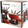 image:imageSwissmar Lucerne Cast Iron Fondue Set 10Piece 2 Liter Red KitchenIndigo Blue
