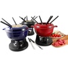 image:imageSwissmar Lucerne Cast Iron Fondue Set 10Piece 2 Liter Red KitchenIndigo Blue