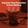 image:imageSwissmar Lucerne Cast Iron Fondue Set 10Piece 2 Liter Red KitchenRed