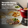 image:imageSwissmar Lucerne Cast Iron Fondue Set 10Piece 2 Liter Red KitchenRed