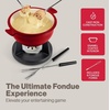 image:imageSwissmar Lucerne Cast Iron Fondue Set 10Piece 2 Liter Red KitchenRed