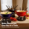 image:imageSwissmar Lucerne Cast Iron Fondue Set 10Piece 2 Liter Red KitchenRed