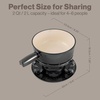 image:imageSwissmar Lugano Cast Iron Cheese Fondue Set 9Piece 2 QT  2 L  Ideal for Melting Cheese Chocolates Caramel amp More  Perfect for Kitchen Collection amp Gift Giving  Matte BlackMetallic Black