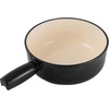 image:imageSwissmar Lugano Cast Iron Fondue Pot Replacement 2 Quart Metallic BlackMatte Black
