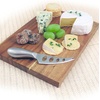 image:imageSwissmar Mini Acacia Cheese Board Set  Compact 2Piece Serving Board with BuiltIn Magnetic Knife Storage  Durable amp WaterResistant  Perfect for Kitchen Collection  11 x 725Small Board and Knife