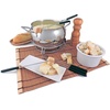 image:imageSwissmar Mont Brule Electric Fondue Set 9Piece 21 Quart StainlessTraditional
