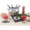 image:imageSwissmar Mont Brule Electric Fondue Set 9Piece 21 Quart StainlessTraditional