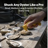 image:imageSwissmar Shucker Paddy Original Oyster Shucking Knife  Ergonomic Dual Axis Oyster Shucker Tool with 3  76 CM Stainless Steel Blade  Perfect for kitchen Collections  NonSlip Handle BlackMalpeque  Yellow