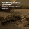 image:imageSwissmar Shucker Paddy Original Oyster Shucking Knife  Ergonomic Dual Axis Oyster Shucker Tool with 3  76 CM Stainless Steel Blade  Perfect for kitchen Collections  NonSlip Handle BlackOriginal  Black