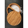 image:imageSwissmar Siena Olive Wood Salt Keeper  Small Container with Magnetic Swivel Lid Single Compartment Countertop Jar for Sugar Spices amp Seasoning Storage Kitchen Cooking Canister 42 oz  124 mlOlive Wood