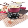 image:imageSwissmar Sierra Cast Iron Fondue Set 16 Quart  16 Liter  Perfect for Meat Cheese amp Chocolate Fondues  Ideal for Family Bonding amp Hosting Gifts  12Pieces Cherry RedCherry Red