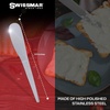image:imageSwissmar SlimLine Cheese amp Charcuterie Spreader Stainless Steel  Ideal Kitchen Tool for Soft Cheeses Butter Cream Cheese on Bread Crackers amp More 65 InchesSlimLine Spreader